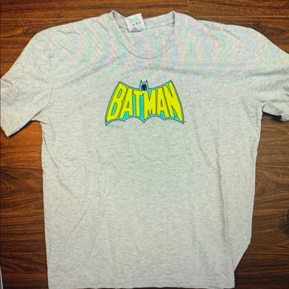 Gray Batman Graphic T-Shirt